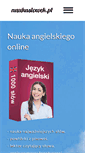Mobile Screenshot of naukaslowek.pl